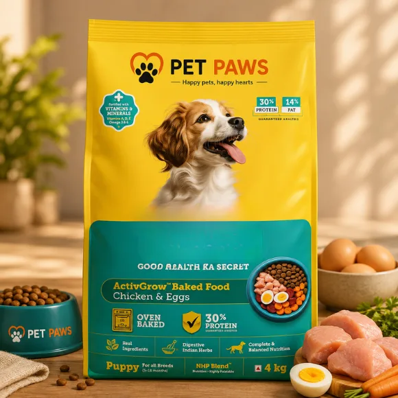Premium Puppy Growth & Immunity Support Dry Dog Food with Balanced Nutrition