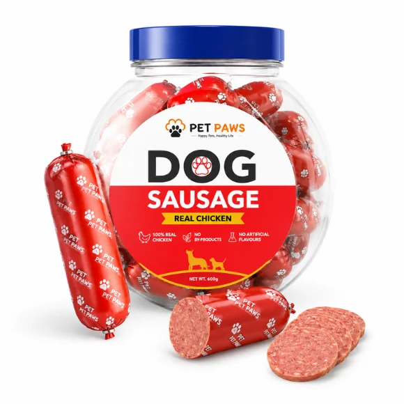 Pet Paws Chicken Sausage Dog Treats