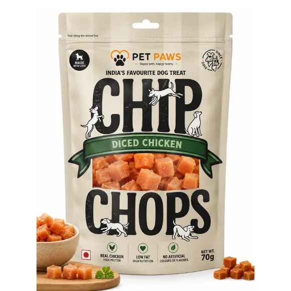 Tender Diced Chicken Dog Treats
