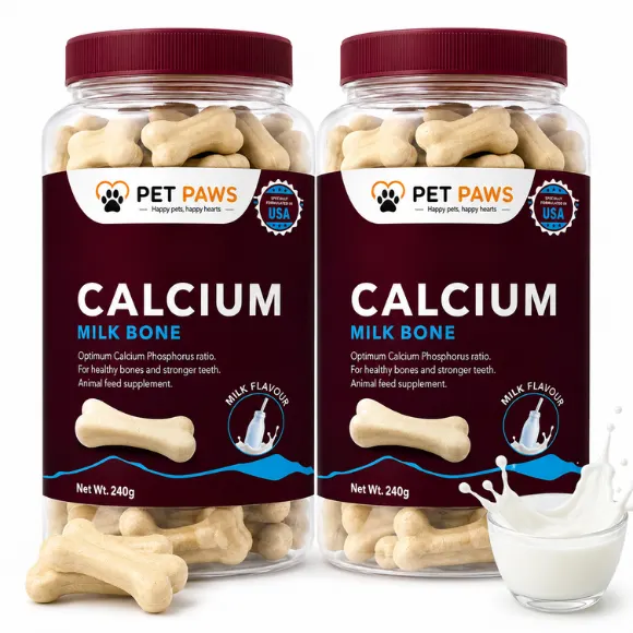 Calcium & Phosphorus Bone Treats for Dogs – 480 g, 30 Pieces