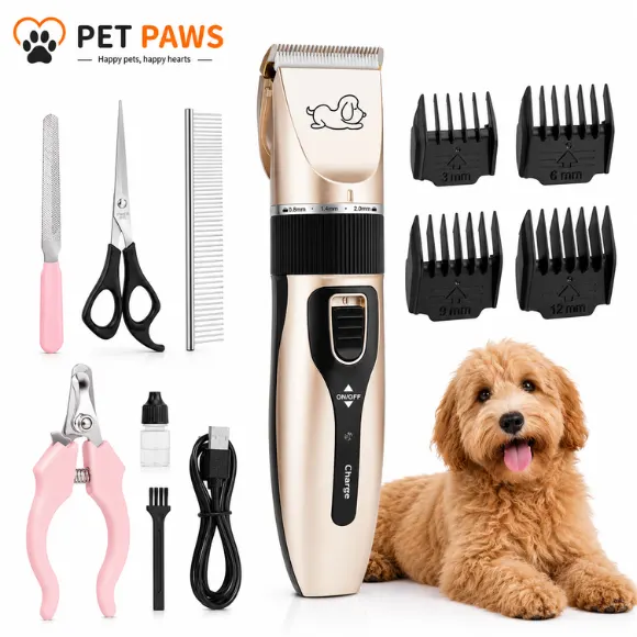 Cordless Rechargeable Pet Grooming Clipper