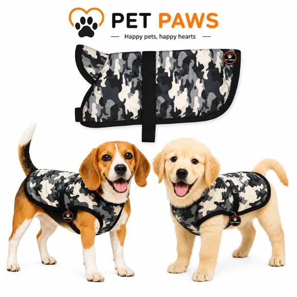 Premium Camouflage Winter Dog Coat