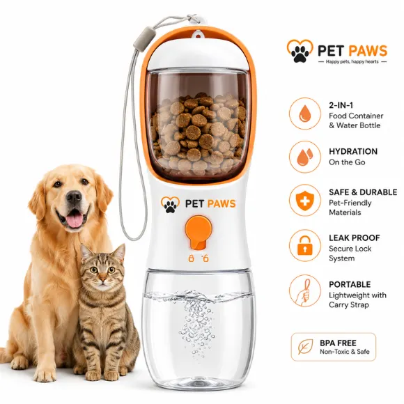 Portable Foldable Dog Water Dispenser for Dogs & Puppies