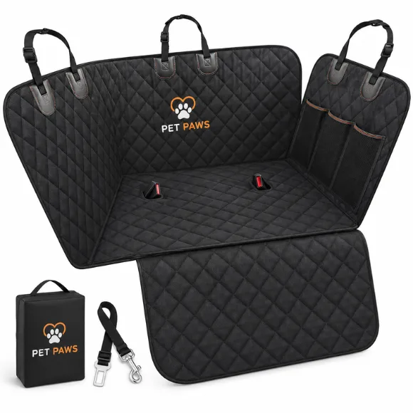 Waterproof Dog Car Seat Cover & Travel Hammock