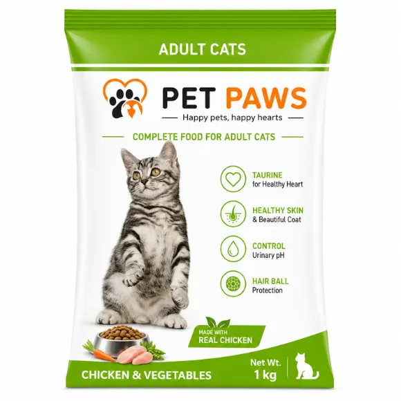 Chicken & Vegetable Adult Dry Cat Food