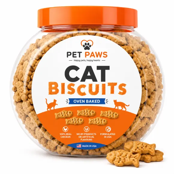 Real Chicken Crunchy Cat Treats – 400g