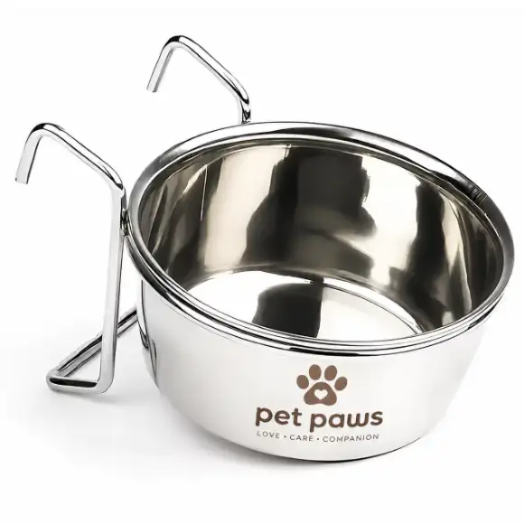  Premium Elevated Stainless Steel Double Pet Feeder Bowl Stand