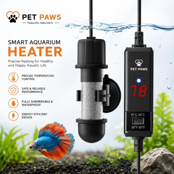  Premium Submersible Aquarium Heater with Smart Temperature Control