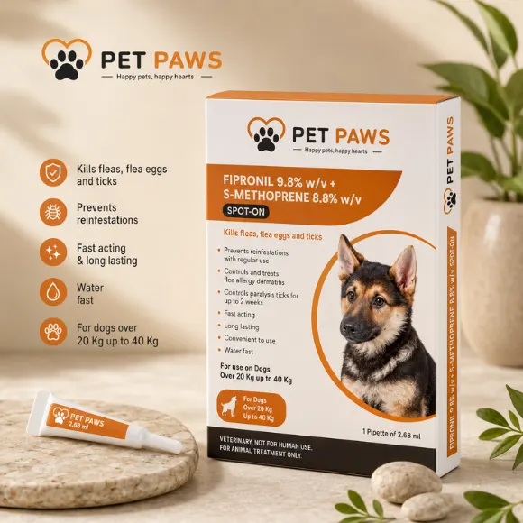 Flea & Tick Protection Spot-On Solution for Dogs